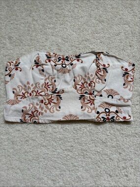 Pink Woman Bandeau Top